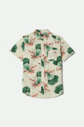 Charter Print S/S Shirt - Vintage Palm Print
