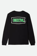 Lightning L/S Standard T-Shirt - Black