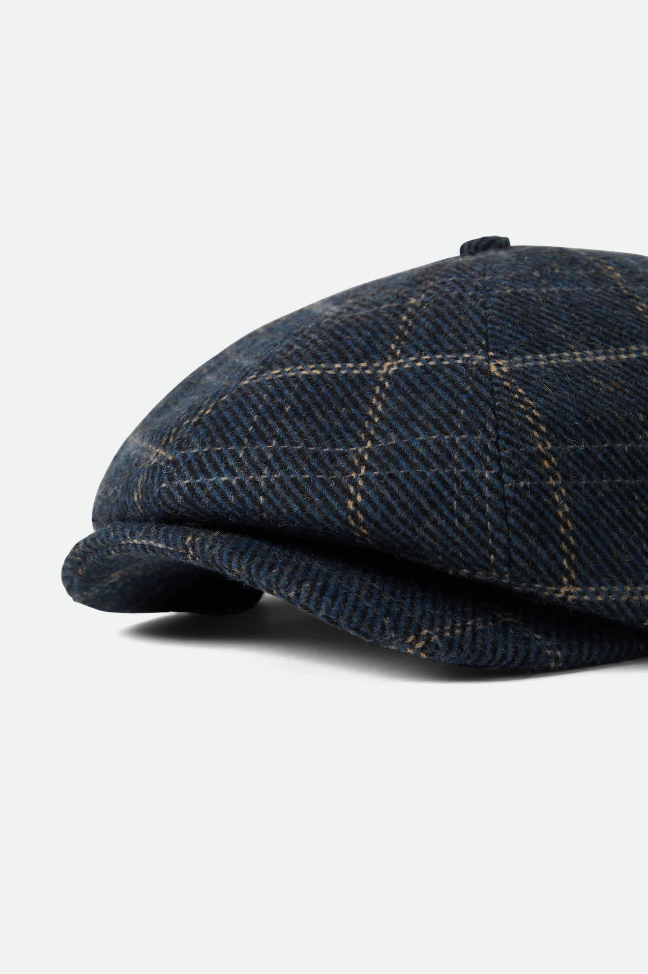 Brood Newsboy Cap - Mood Indigo/Tan