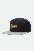 Jolt Snapback - Black/Heather Grey