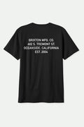 Gage S/S T-Shirt - Black Worn Wash