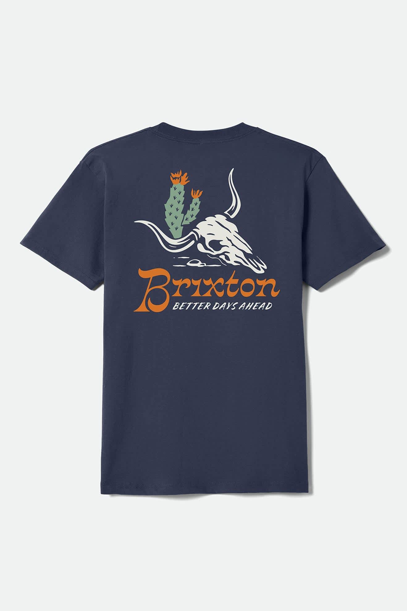 Barren Short Sleeve Standard T-Shirt - Navy