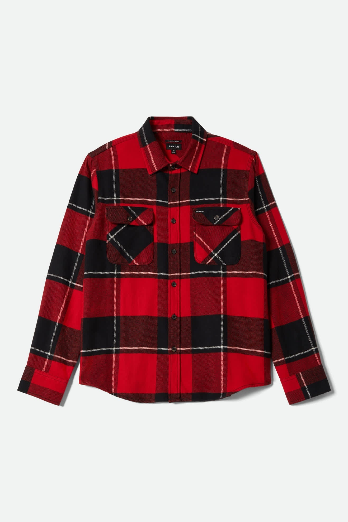 Bowery Flannel - Black/Adrenaline Rush/Off White