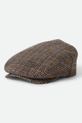 Barrel Snap Cap - Tan/Light Brown/Royal