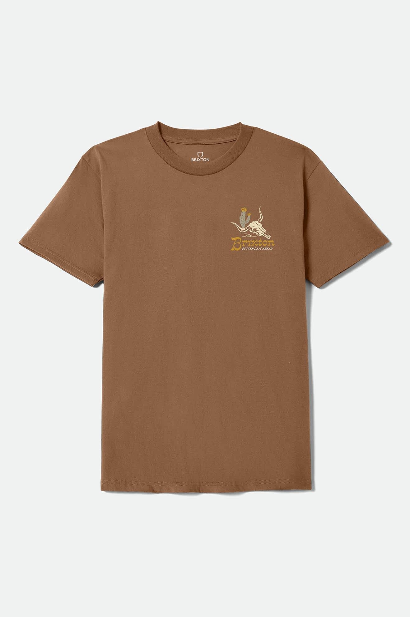 Barren Short Sleeve Standard T-Shirt - Brown Sugar