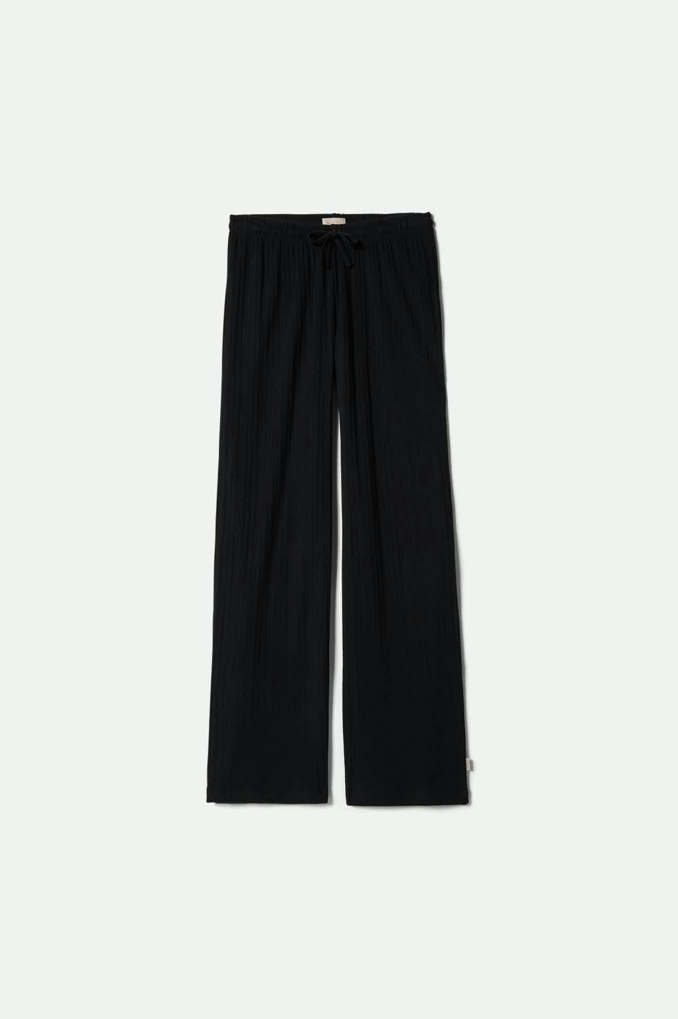 Pointelle Lounge Pant - Black