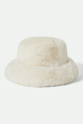 Dion Packable Winter Bucket Hat - Off White