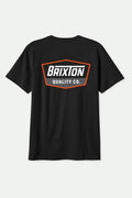 Regal S/S Standard T-Shirt - Black/Classic Orange/White