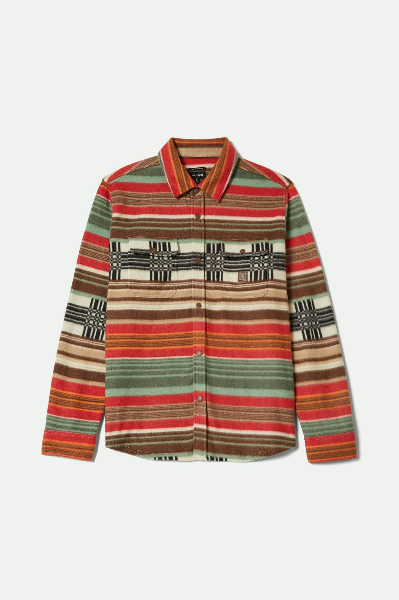 Bowery Arctic Stretch Fleece - Multi Blanket Stripe