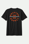 Oath V S/S Standard T-Shirt - Black/Classic Orange/White