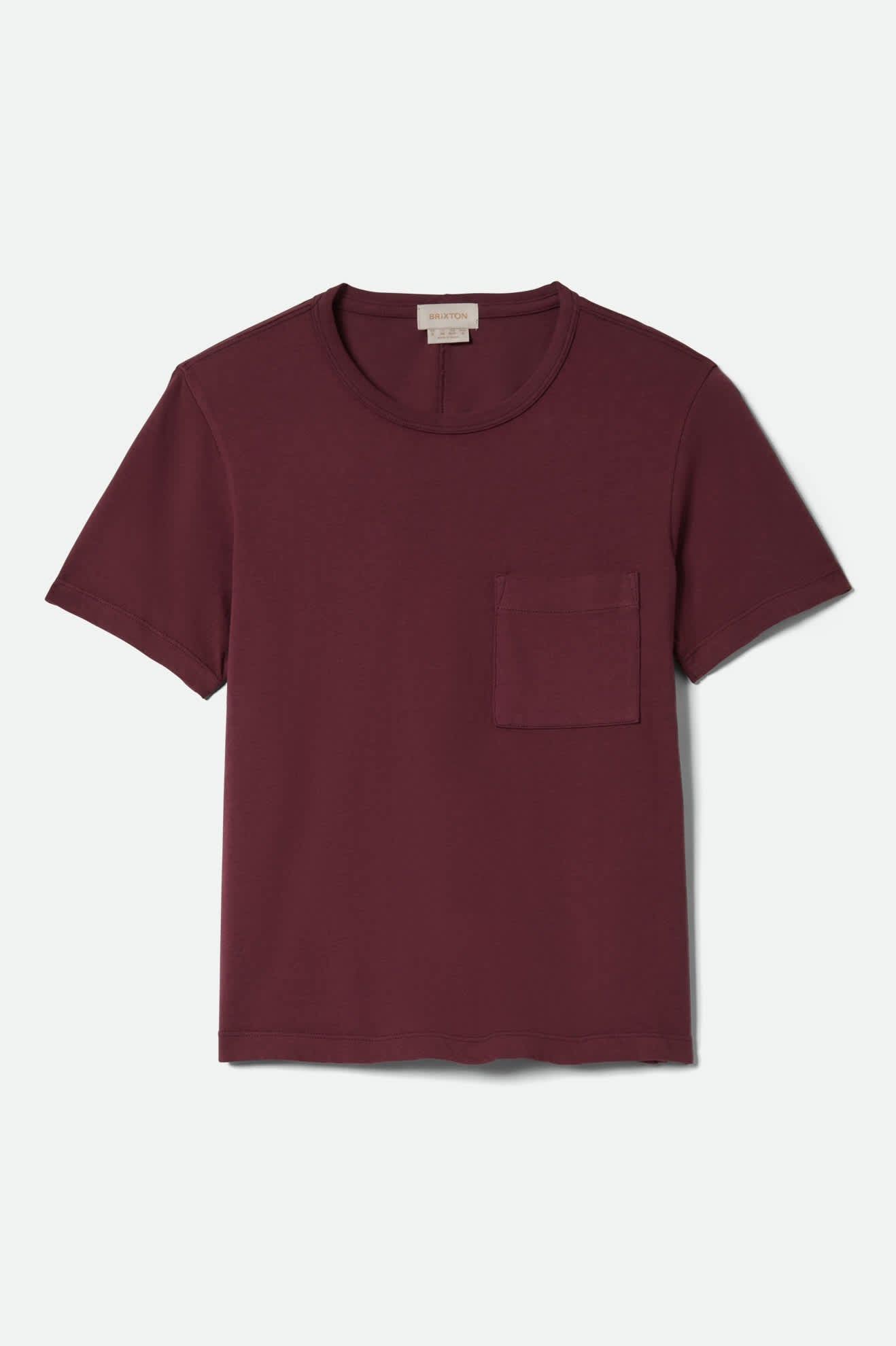 Carefree Organic Garment Dye Perfect T-Shirt - Port
