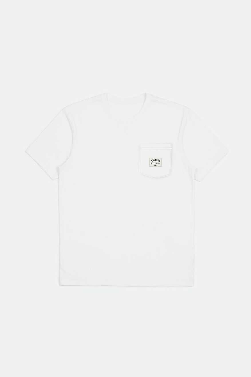 Woodburn S/S Tailored Pocket T-Shirt - White