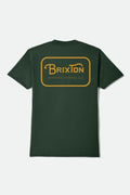 Grade Short Sleeve Standard T-Shirt - Forest Green/Gold