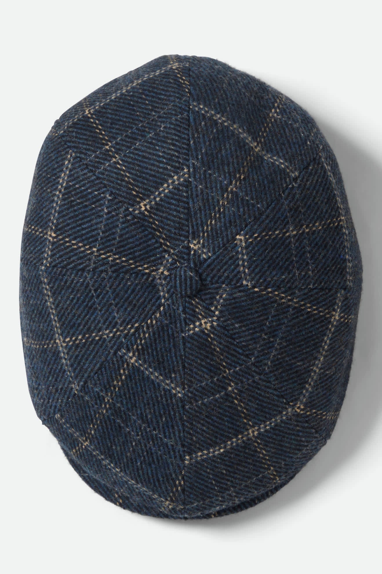 Brood Newsboy Cap - Mood Indigo/Tan