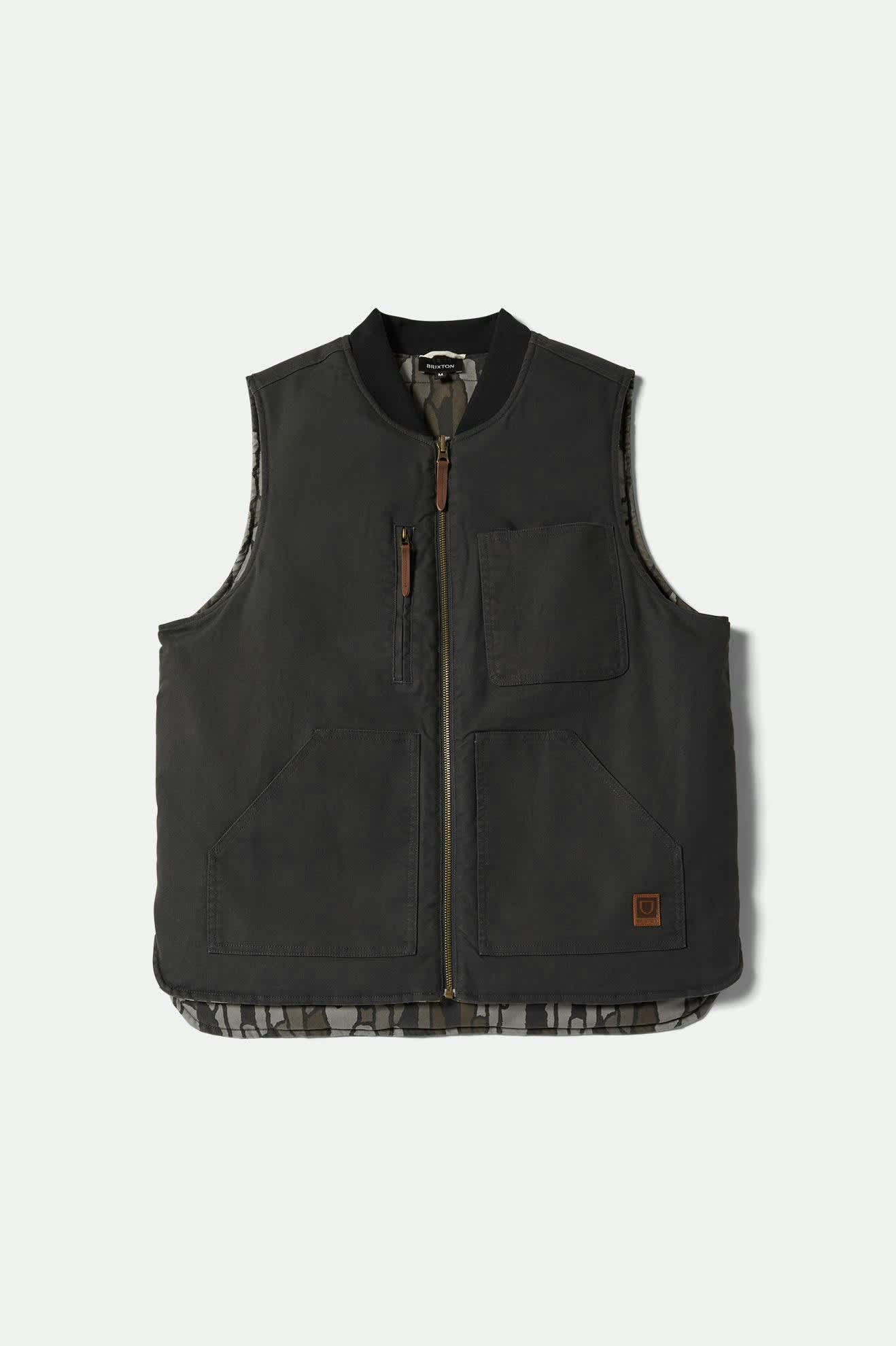 Builders Abraham Reversible Vest - Bark Camo