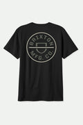 Crest II S/S Standard T-Shirt - Black/Dark Sage/Warm Grey