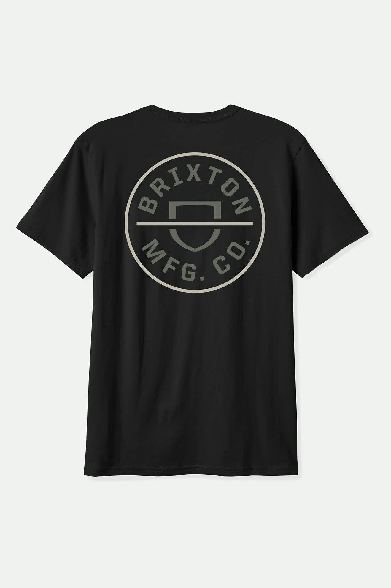 Crest II S/S Standard T-Shirt - Black/Dark Sage/Warm Grey
