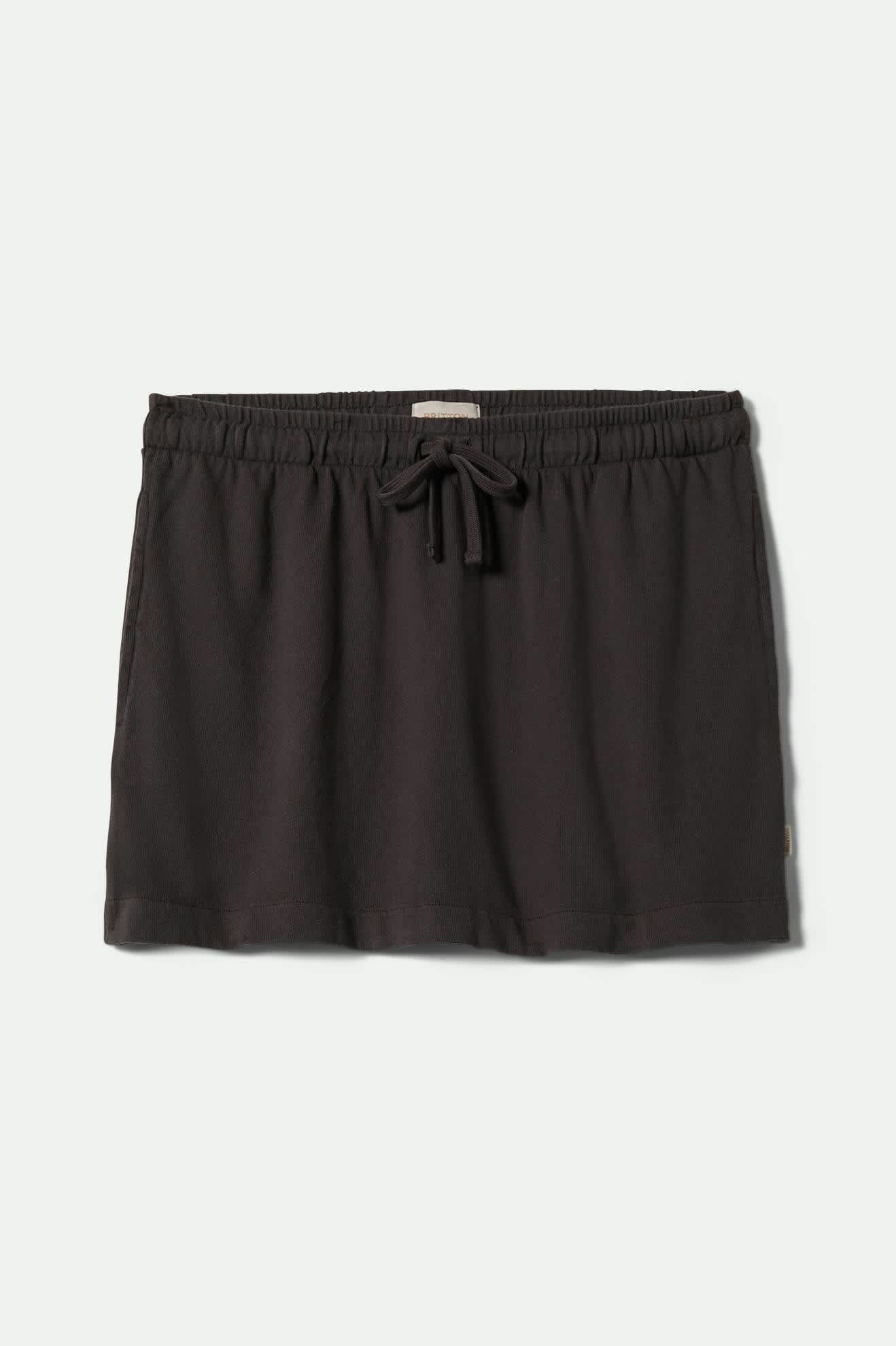Carefree Organic Garment Dye Lounge Skirt - Black