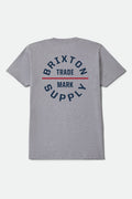 Oath Short Sleeve Standard T-Shirt - Heather Grey/Navy/Red