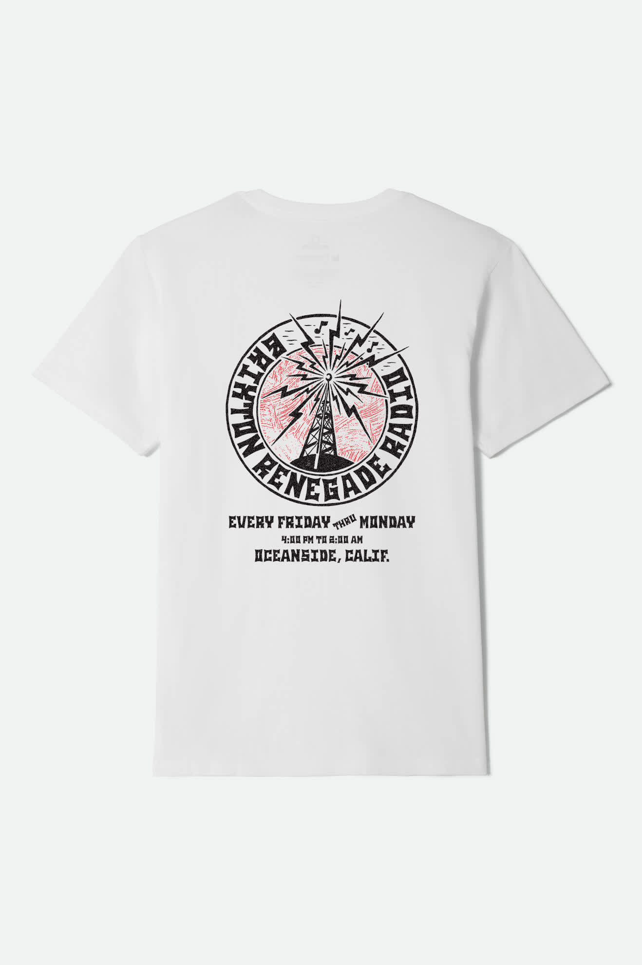Broadcast S/S Standard T-Shirt - White