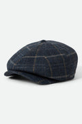 Brood Newsboy Cap - Mood Indigo/Tan