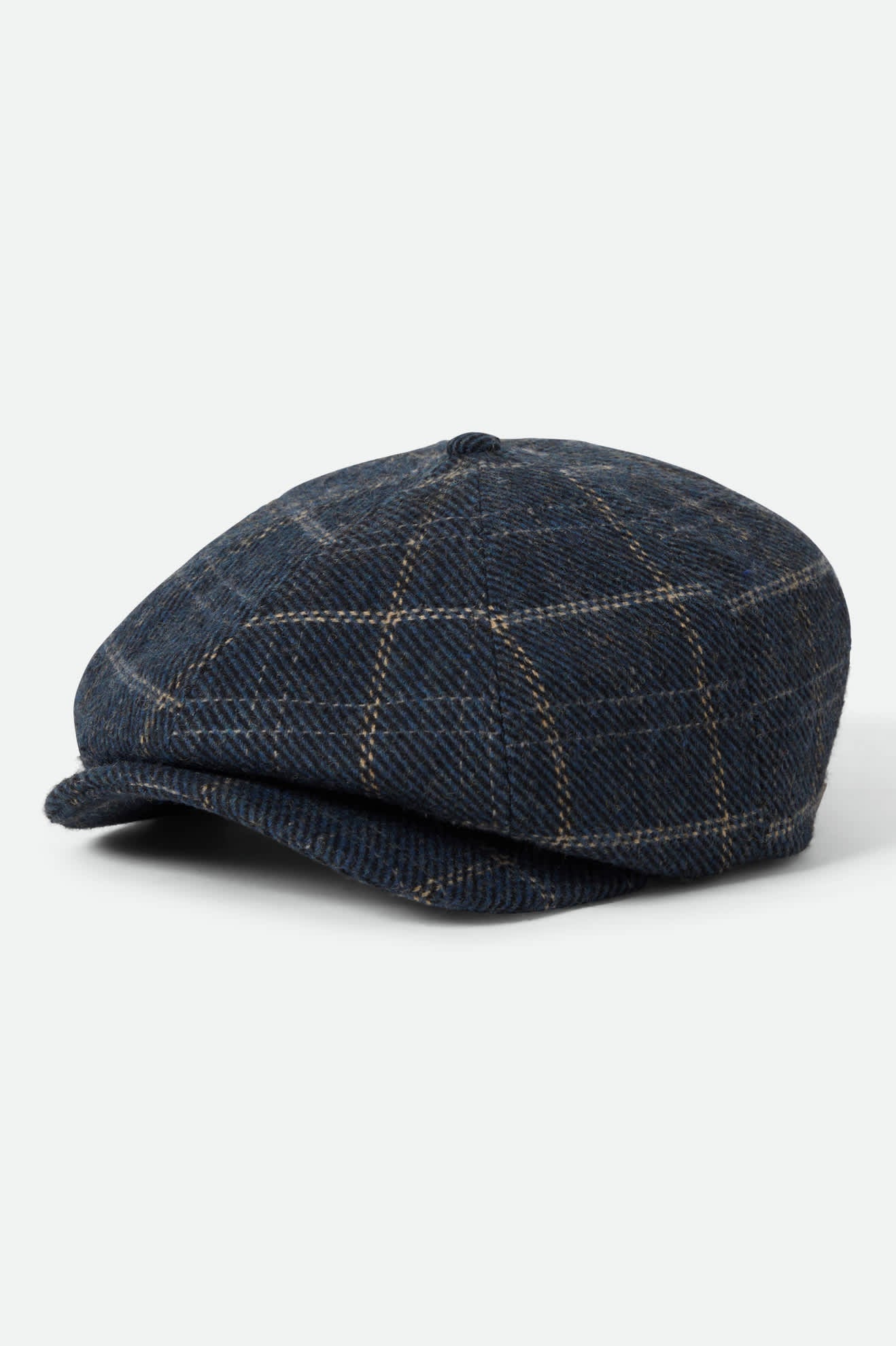 Brood Newsboy Cap - Mood Indigo/Tan