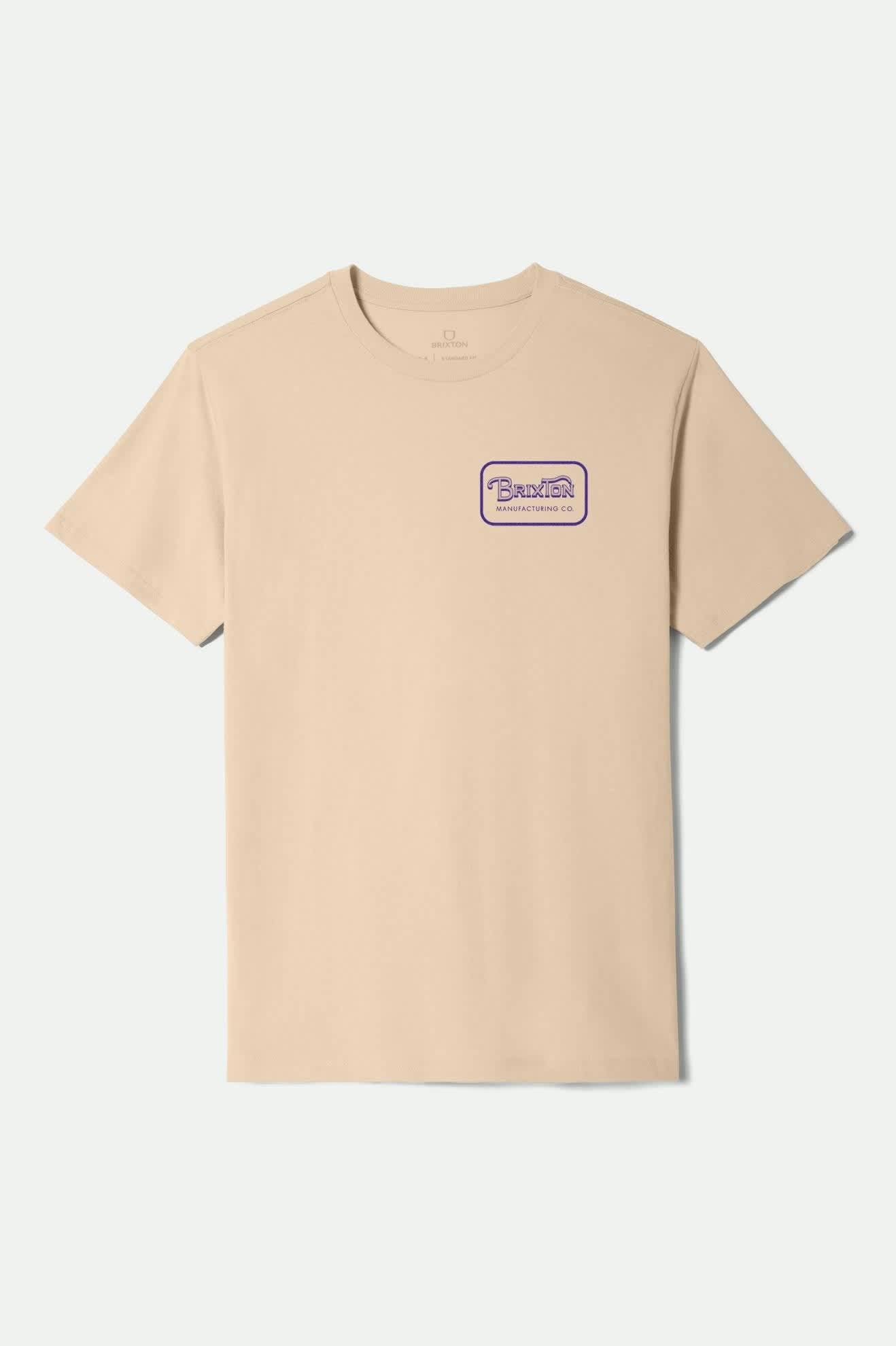 Grade S/S Standard T-Shirt - Cream/Violet