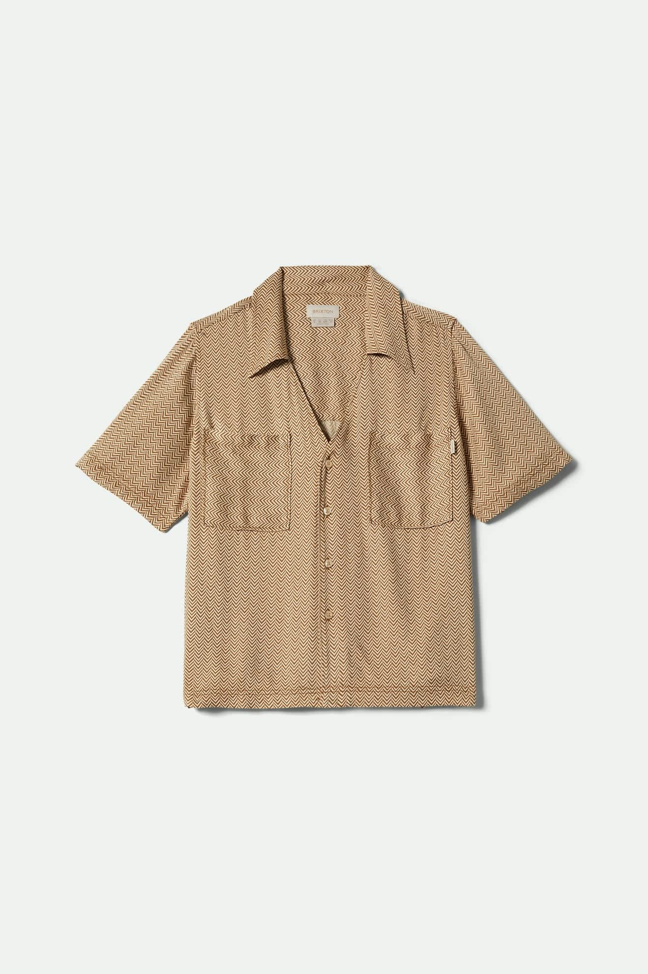 Hudson Lounge S/S Shirt - Washed Copper/Whitecap
