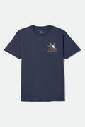 Barren Short Sleeve Standard T-Shirt - Navy