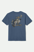 Buck Club S/S Standard T-Shirt - Harbor Blue