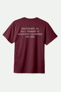 Gage S/S T-Shirt - Port Worn Wash