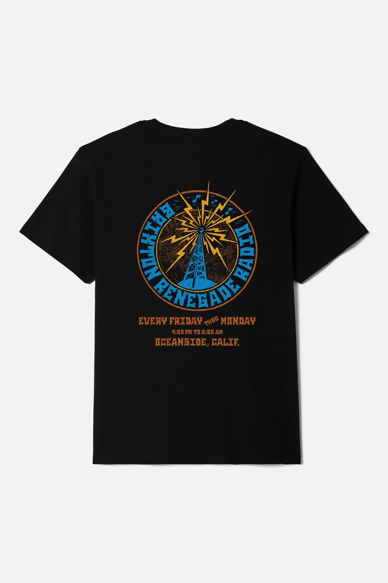 Broadcast S/S Standard T-Shirt - Black