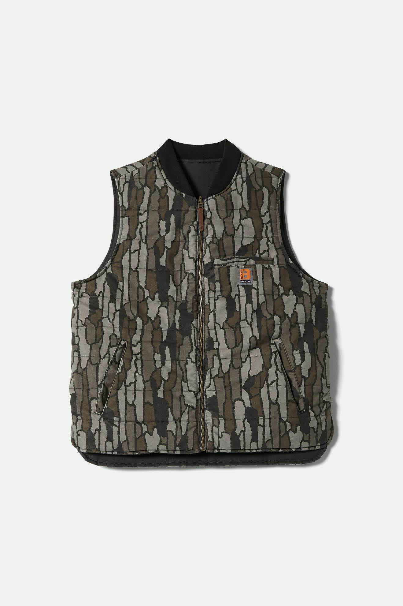 Builders Abraham Reversible Vest - Bark Camo