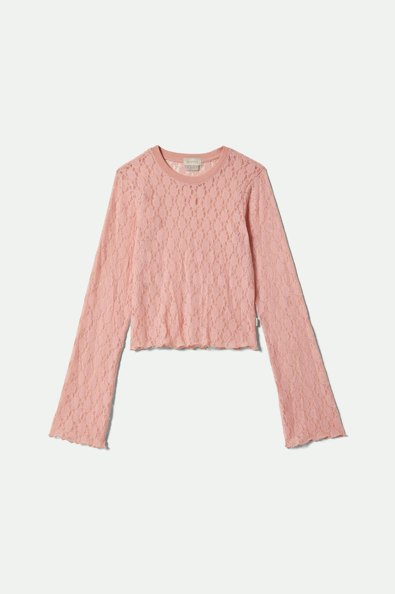 Dolly Slim L/S Knit T-Shirt - Mellow Rose