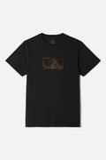 Briscoe S/S Standard T-Shirt - Black Worn Wash