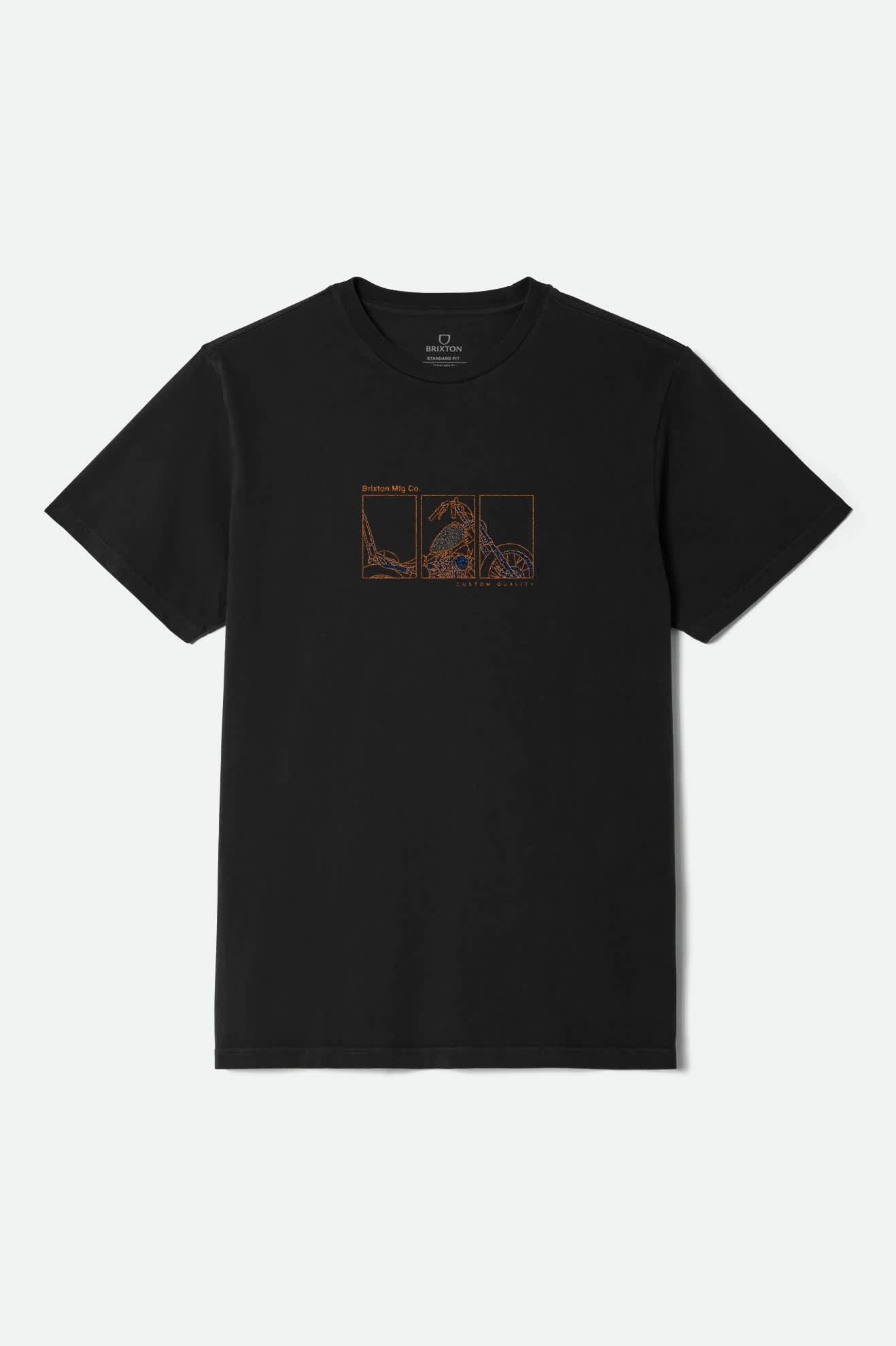 Briscoe S/S Standard T-Shirt - Black Worn Wash