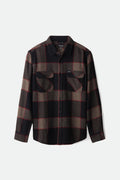Bowery L/S Flannel - Heather Grey/Charcoal