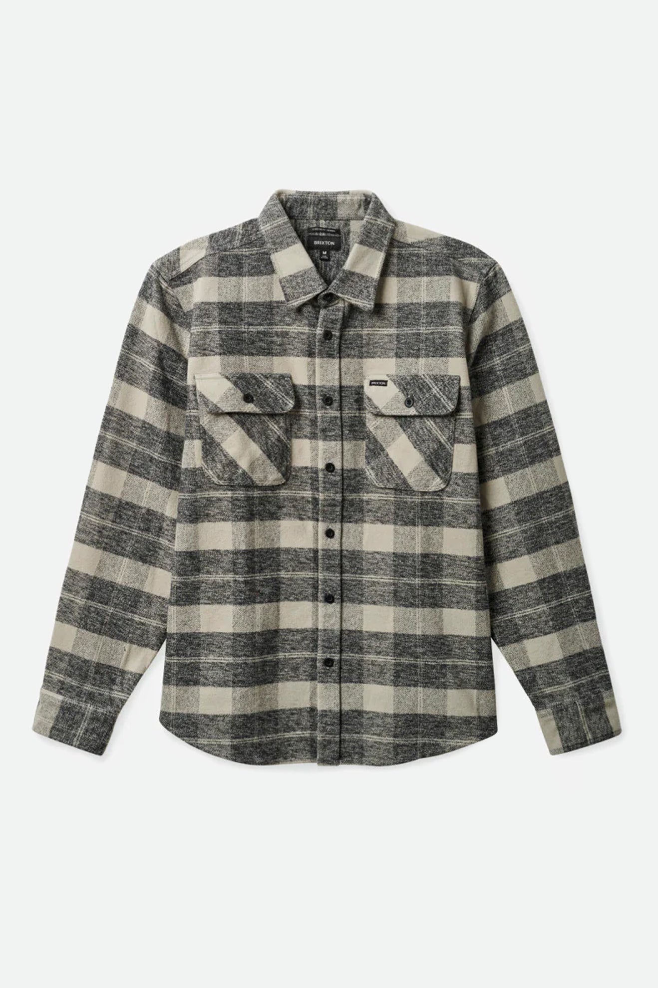 Bowery Heavyweight Flannel - Black/Charcoal