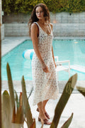 Lace Cover Up Dress - Whitecap