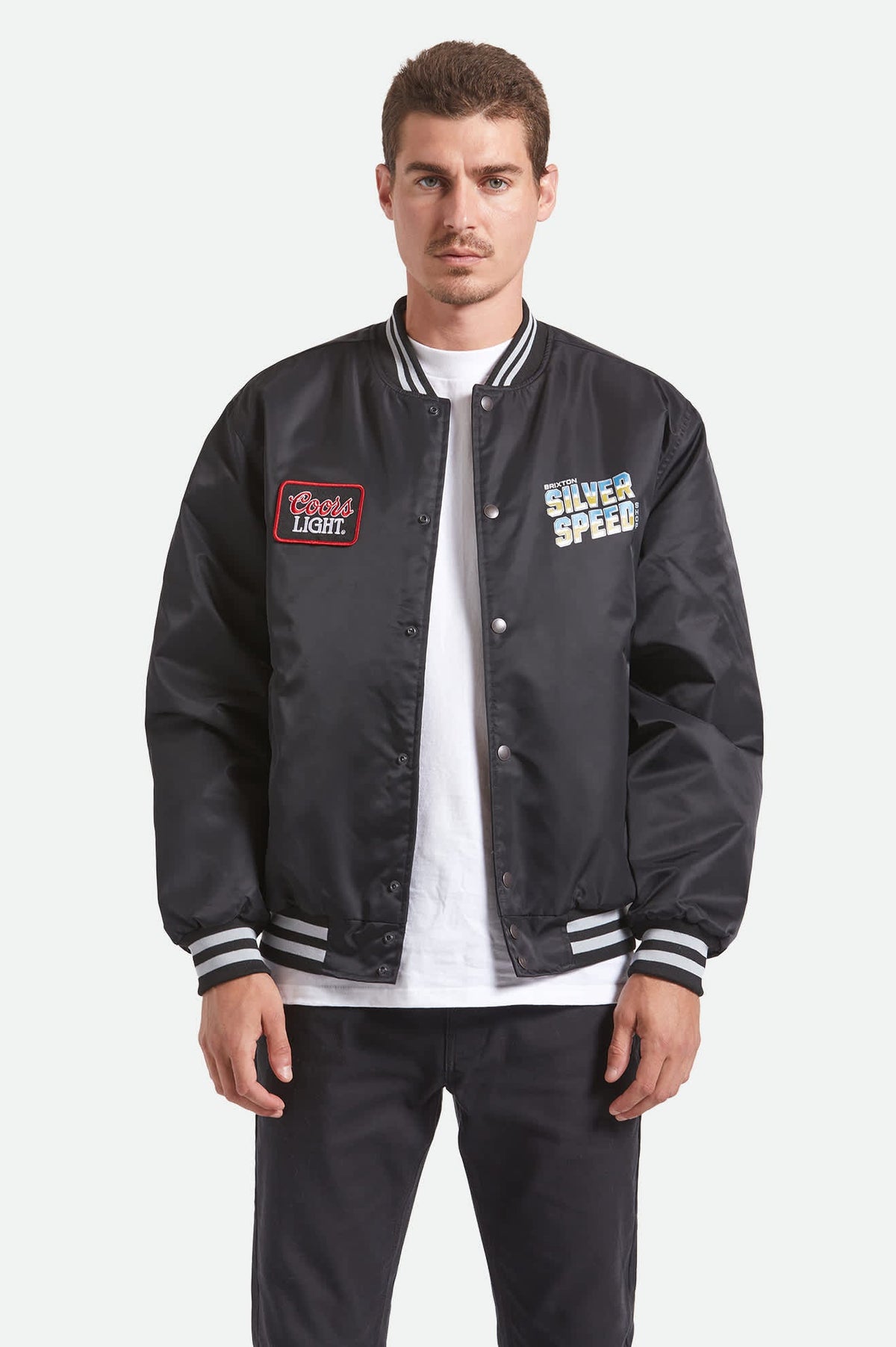 Coors Light Silver Speed Shop Jacket - Black/Silver