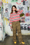 Cozy Crew Sweater - Multi Stripe