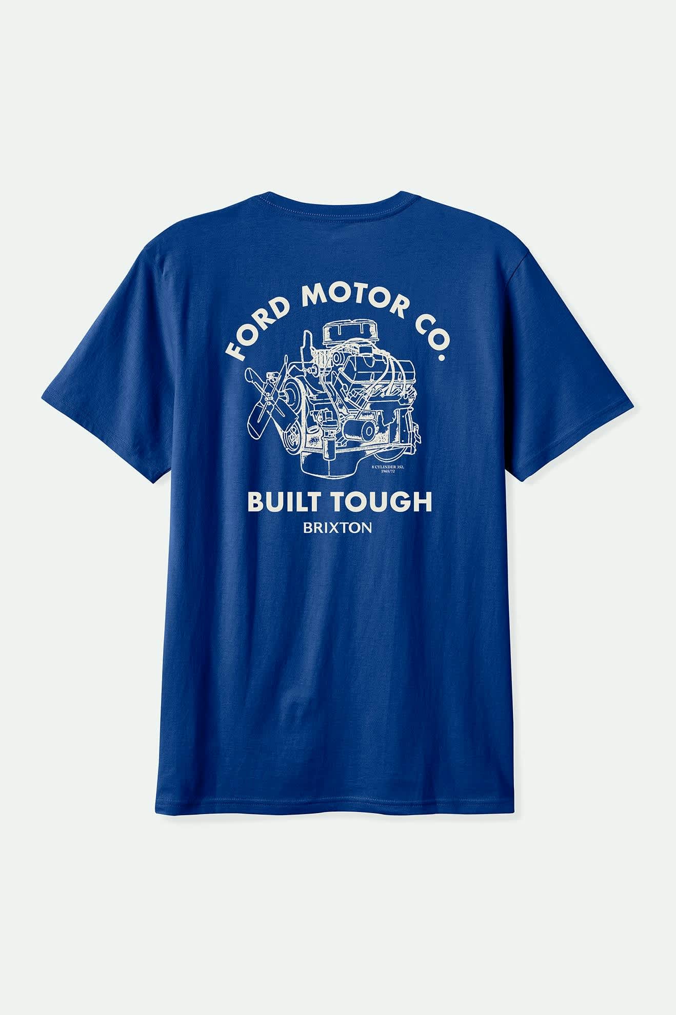 Ford Built Tough S/S Standard T-Shirt - Ford Blue