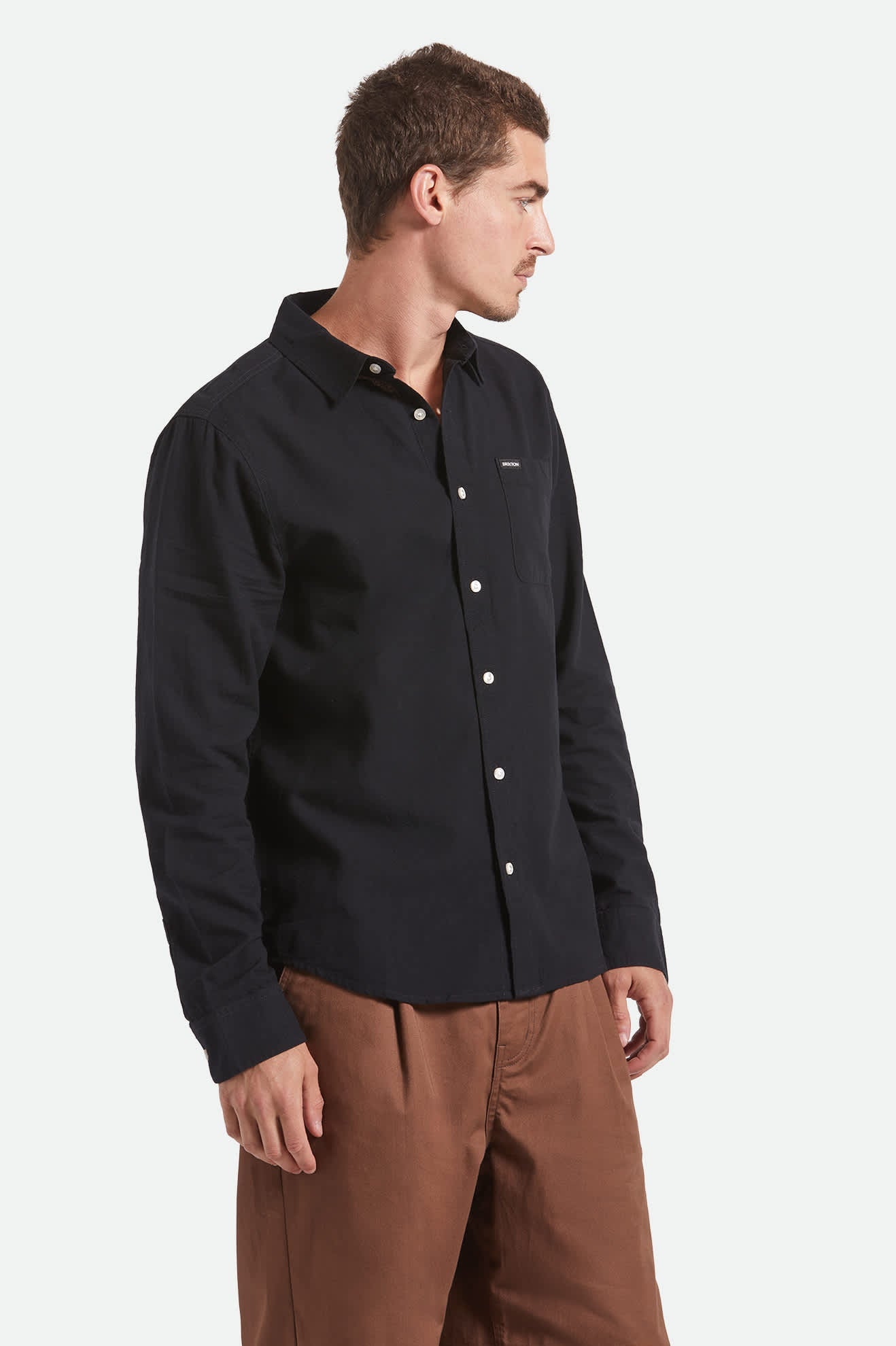 Charter Long Sleeve Shirt - Black