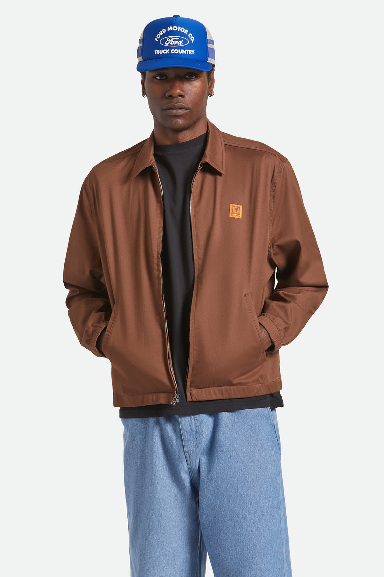 Union Relaxed Harrington Jacket - Pinecone Brown