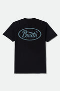 Parsons Short Sleeve Standard T-Shirt - Black/Jade