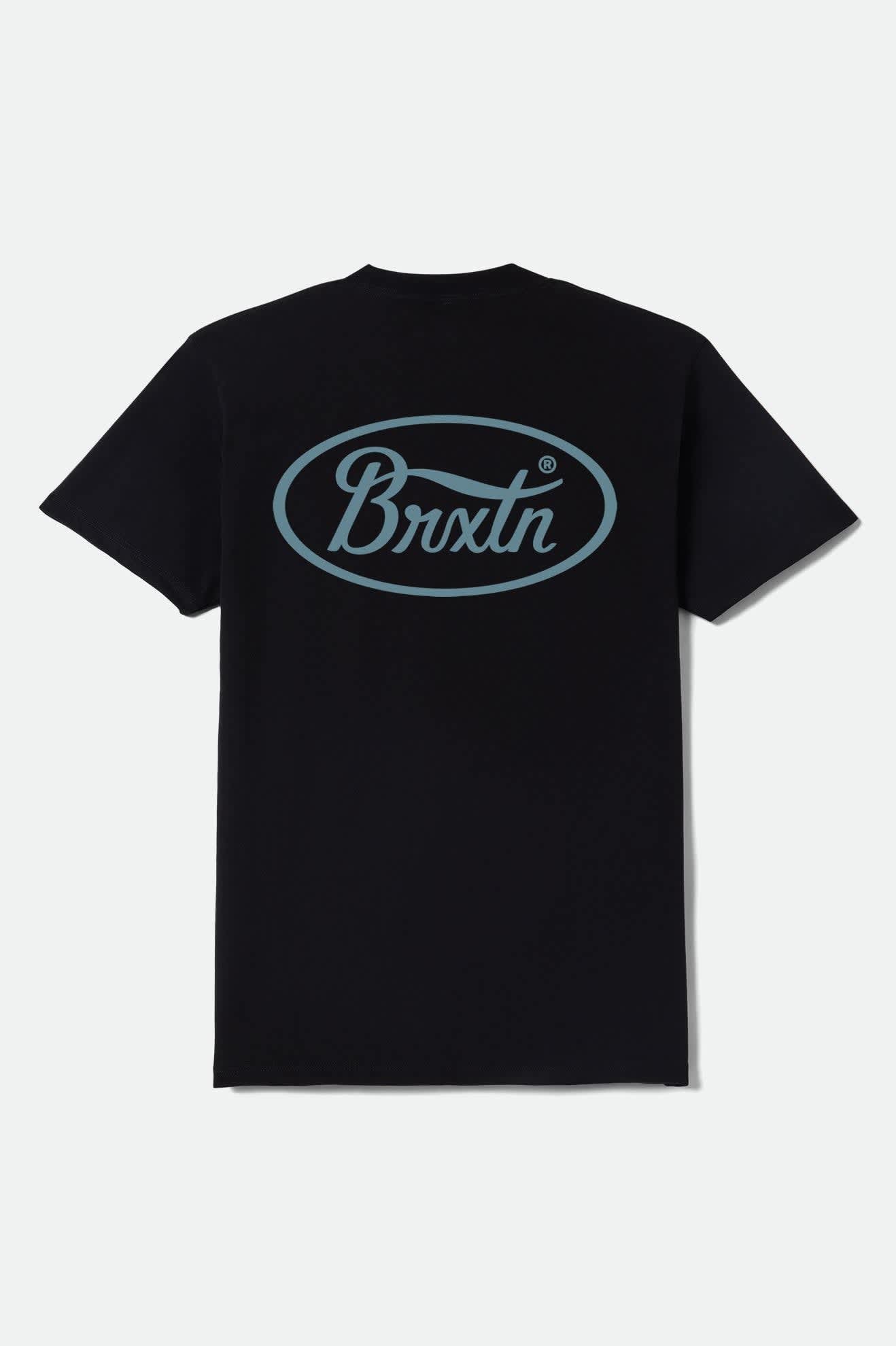 Parsons Short Sleeve Standard T-Shirt - Black/Jade