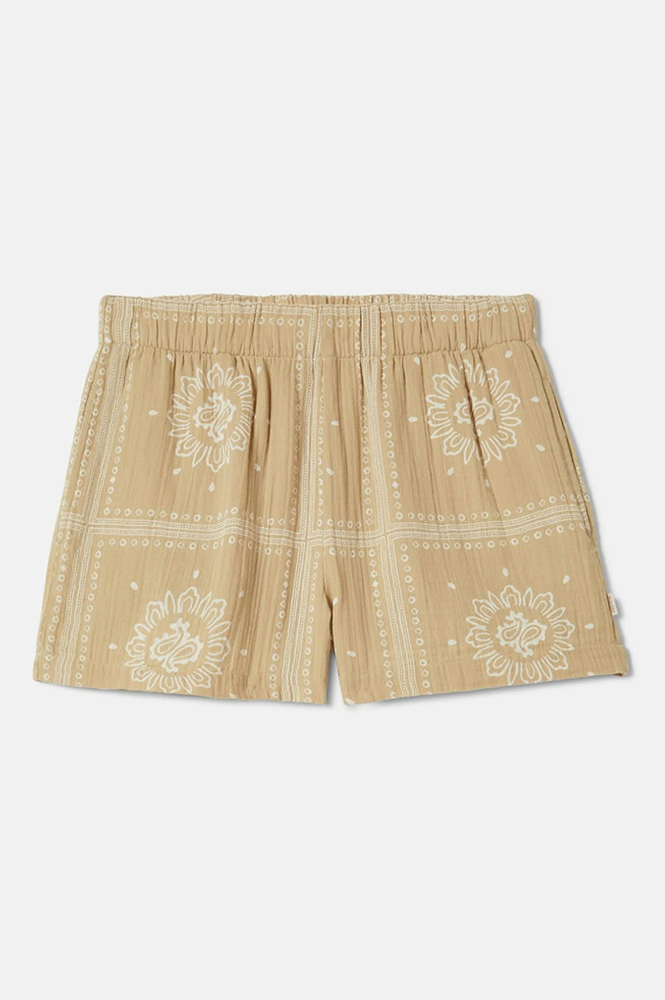 Wandering Short - Pale Khaki Bandana