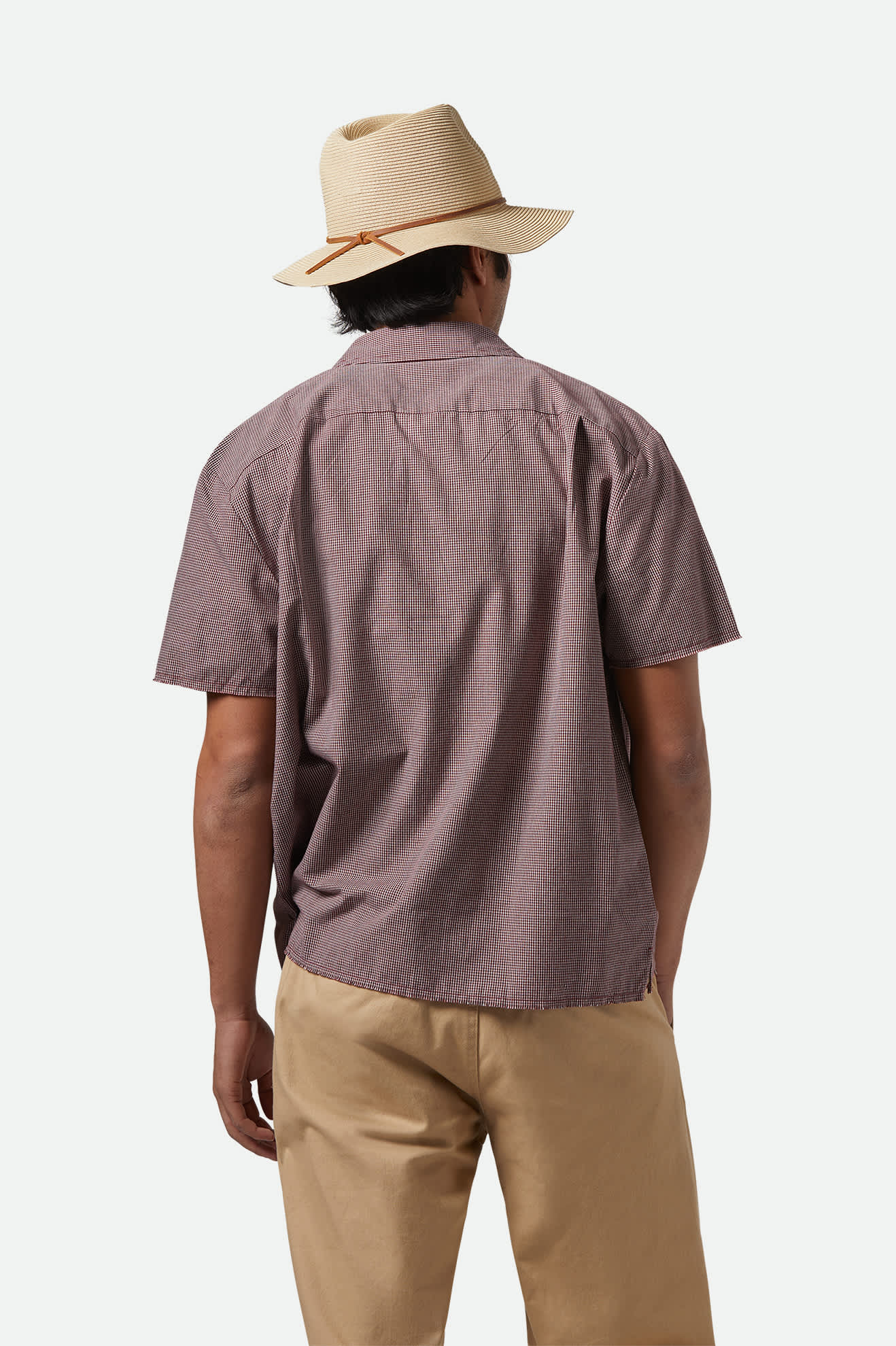 Wesley Straw Packable Fedora - Tan