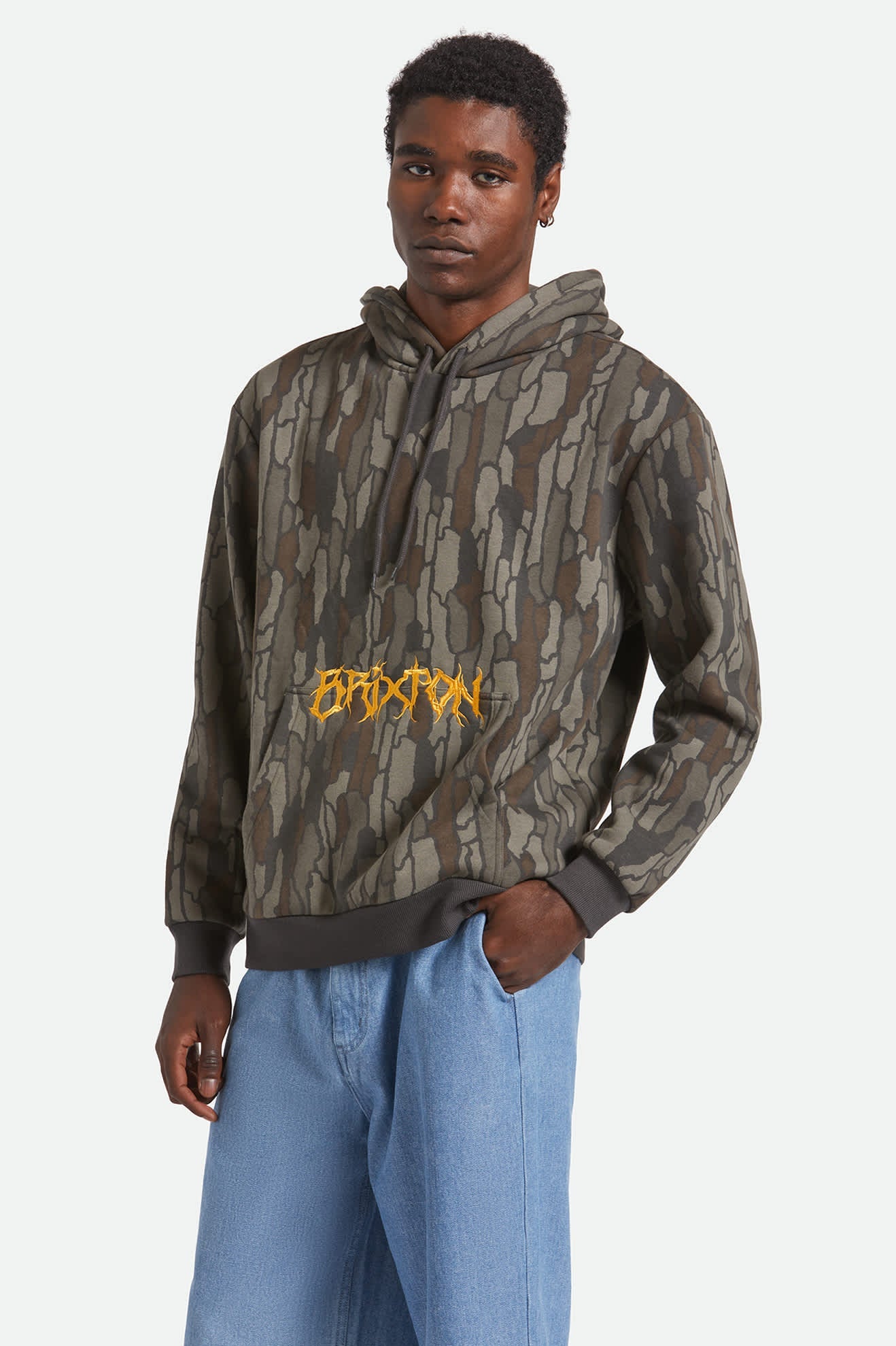 Void Hunter Hoodie - Bark Camo