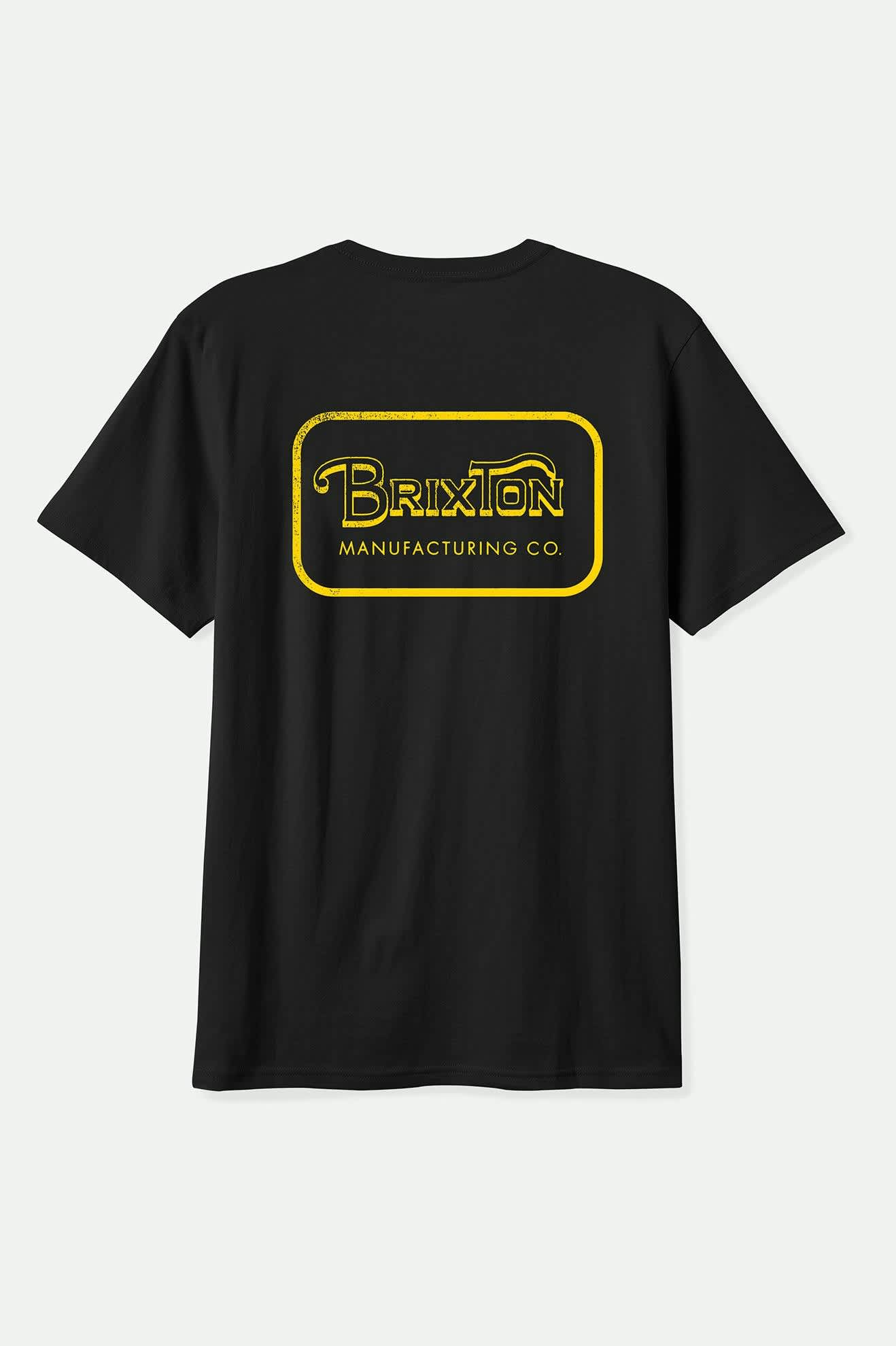 Grade S/S Standard T-Shirt - Black/Dark Yellow